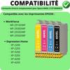 Ink Cartridge - Epson - 604XL - Pack of 12 - Black, Cyan, Magenta, Yellow - Compatible with WF-2950, XP-4200