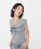 Ownser Ending Ribbon Shorts Sleeve Cardigan