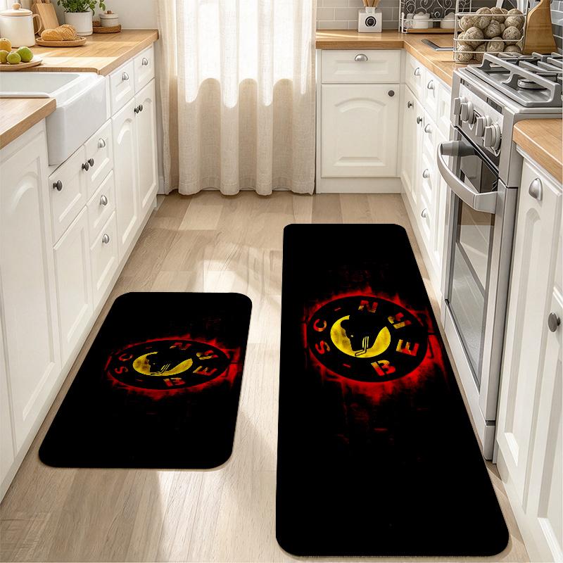 Sc Bern Flannel Kitchen Mat Christmas Soft Area Rug Non Slip Floor Carpet Home Decoration