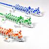 3D Printed Sakura Dragon 10.8 Inches Articulated Dragon with Movable Joints Rotating Cherry Blossom Tail Flexible Dragon Fidget Toy for Desk Decor