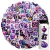 100 Lila Gothic Graffiti Aufkleber Dekorative Koffer Stift Gitarre Notizbuch Wasserdichte Aufkleber
