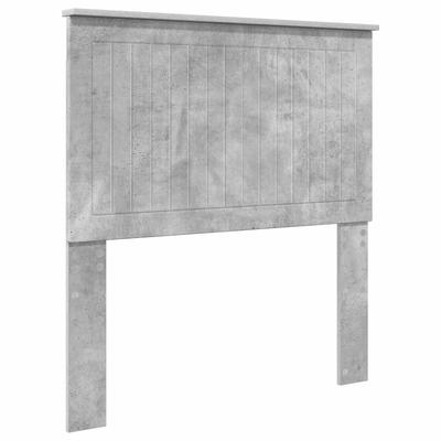 Headboard with Concrete Grey Headboard 90 Cm Particleboard