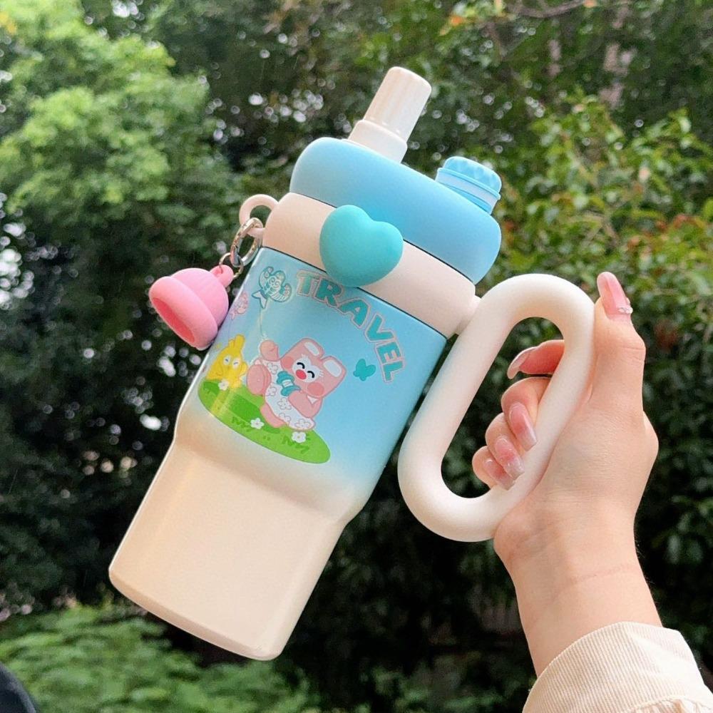 850ML Thermo Bottle Coffee Tumbler 316 Stainless Steel Insulated Cup Vacuum Flasks Portable Thermos Water Bottle Car Travel Mug 850ml
