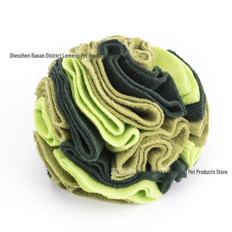 "Upgraded Dog Snuffle Ball - Interactive Pet Sniffing Toy for Snacks"