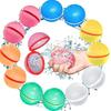 Reusable Water Balloons Magnetic Self Bombs for Kids Sealing Water Eco-Friendly BPA-Free Silicone Outdoor Summer Pool