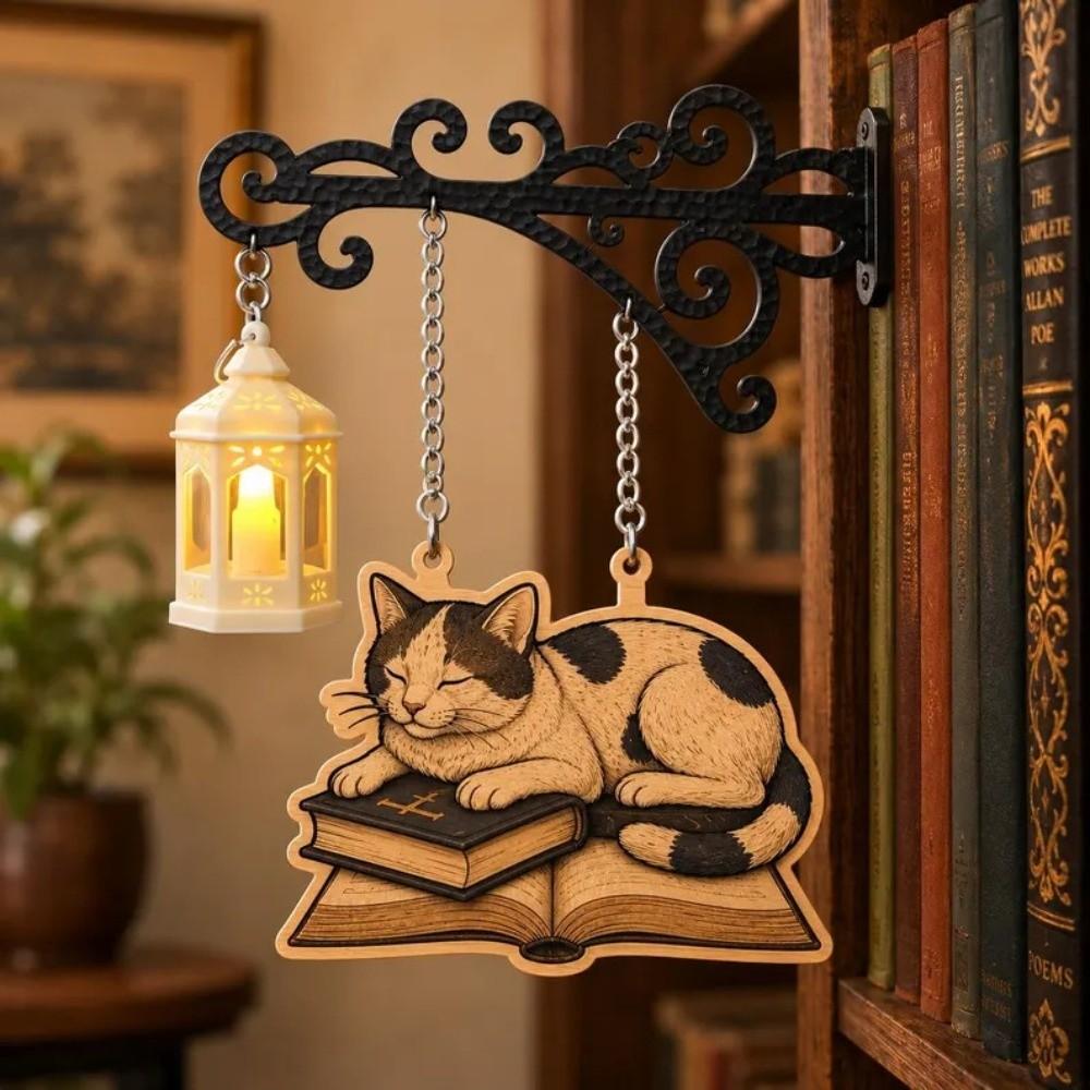 Warm Glow Bookshelf Lighting Vintage Reading Light Fantasy Bookcase Lamp Home Decor
