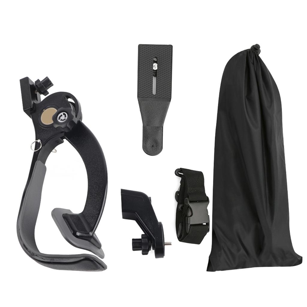 SR 500 Black Outdoor DSLR Camera Strap Photography Shoulder Shock Absorber Bracket Support Stabilizer Rig