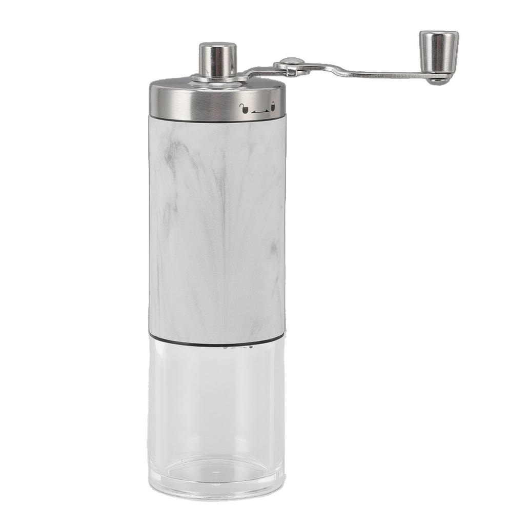 Portable Hand Coffee Bean Grinder Mini Burr Grinder with Adjustable Settings for Drip Coffee Rock Grain Style