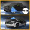 Motoforti Waterproof Car Cover Car Outdoor Full Car Cover for GMC Sierra 210DBlack Blue with Door Zipper All Weather