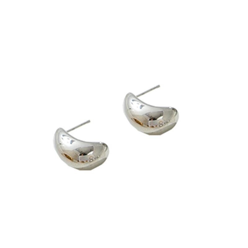 

Stainless steel water drop earrings, personalized simple stud earrings, temperament retro ear buckles