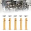 5 Sets Push Connectors Transmission Flush Kit Brass Fitt for 1996-2024 with Clamps