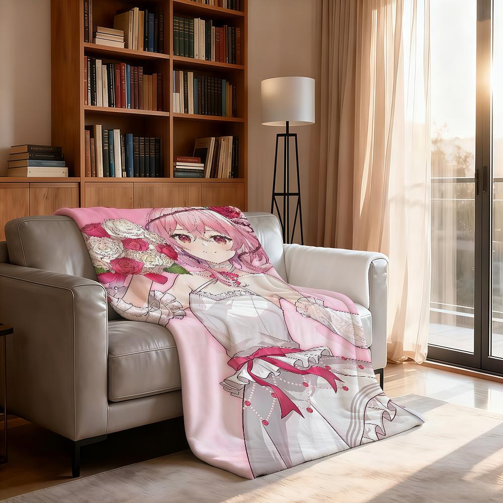 Virtual idol Rosemi Lovelock Blanket Soft Throw Blanket for Home Bedroom Bed Sofa Picnic Travel Office Rest Cover Blanket Gift