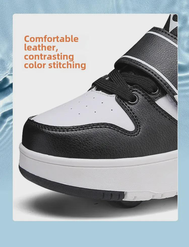 Four-Wheeled Roller Shoes for Kids, Teens, and Adults