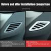 Car Dashboard Air Outlet Frame Cover For BMW X1 F48 2016~2022 Air Conditioner Vent Outlet Cover Trim Auto Sticker Accessories