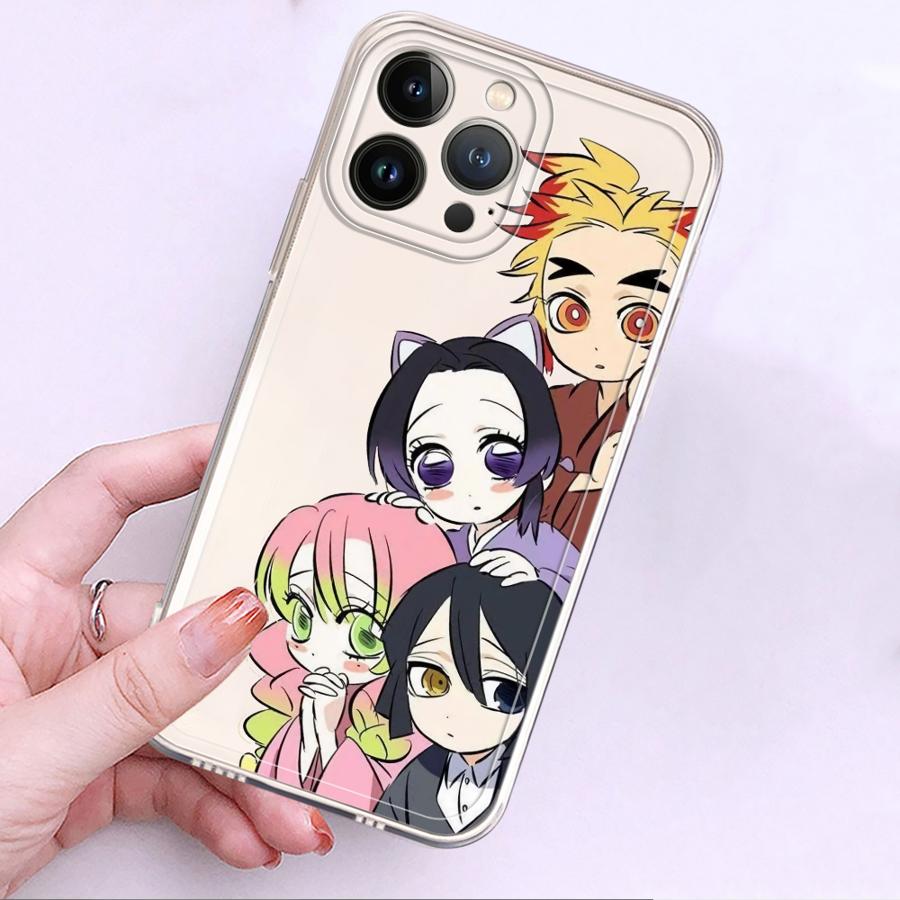 Case for iPhone 17 Pro Max 14 Plus 15 7 8 Air 11 XR 16 13 Pro 12 Mini XS Max Soft Phone Cover D-Demon S-Slayer