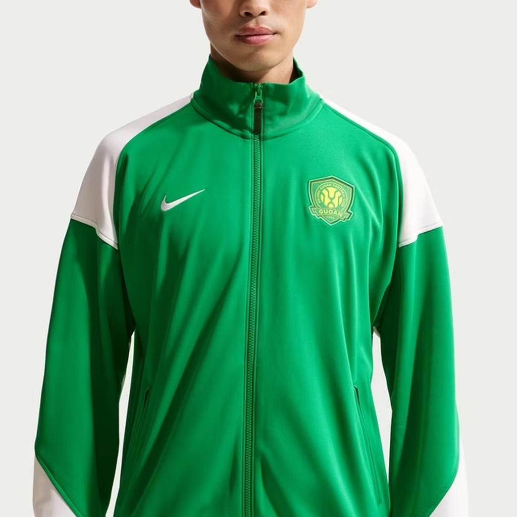 Nike Dri-Fit Academy SS26 Pro Anthem 2026 Season Beijing Guoan Football Club Fleece Quick-Dry Zip-Up Stand Collar Long Sleeve Jacket IQ0474-310