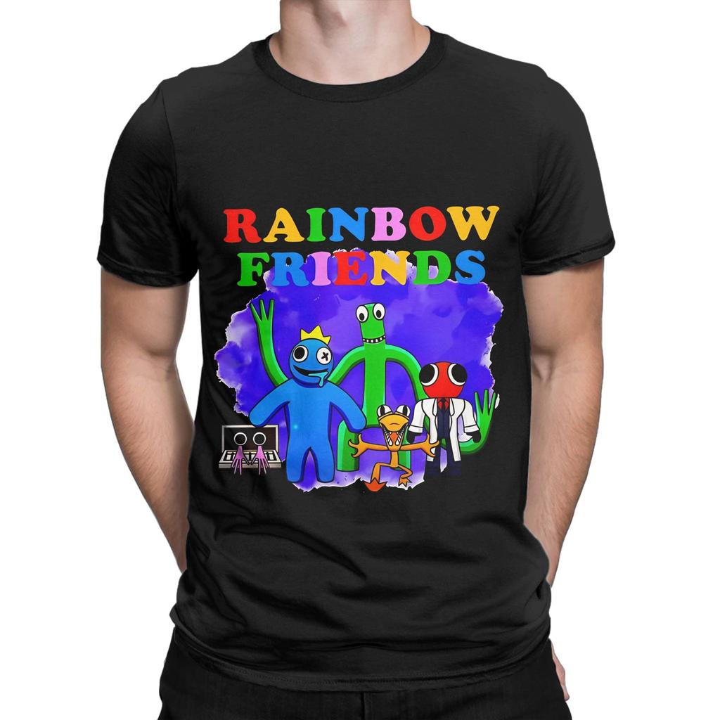 Rainbow Gaming Friends Garten Of Banban Characters Novelty 100% Cotton T-Shirt Rainbow Gaming F
