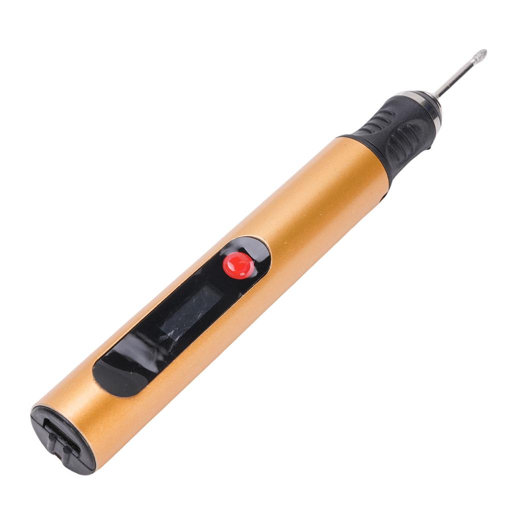 Electric Engraving Pen LCD Display Multifunctional Rechargeable Nail Polish Machine for Home and