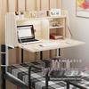 Widened Dormitory Bunk Bed with Suspended Folding Study Desk