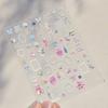 Beach Shell Swim Ring Bikini Watermelon Cat Ice Cream Crab Sunglass Coconut Tree Flowers Fruits Nail Art Stickers Decals