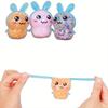 Squishy Bunny  - Random Color Soft Fidget Toy for Kids Girls, Easter Basket Stuffers, Sensory Anxiety Relief Gift