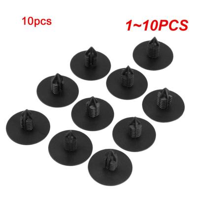 1~10PCS Black Plastics Wheel Arch Lining Splash Guard Trim Clips For Clio MK2 Scenic Megane Car Styling Fender