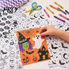 Classic Halloween Craft Paper 12 Sheets Purple Gothic Scrapbook Paper, Double Sided Decorative Dense Pattern for Card Making, Origami, DIY Projects,