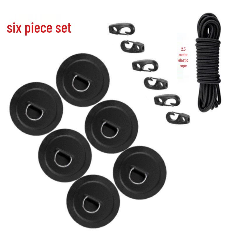 Inflatable Boat & Kayak Stainless Steel D-Ring Safety Rope Buckle for Paddle Board Storage