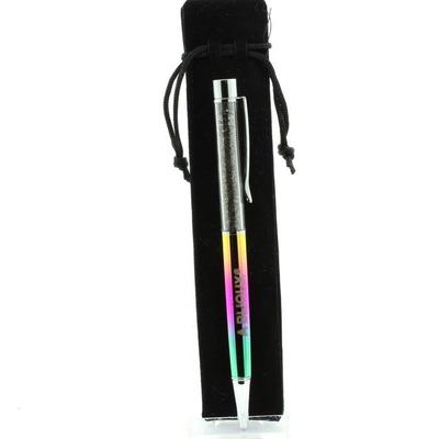 Stones and Minerals. Hematite Mineral Pen from Allevard, Isère, France. Multicolor Color.