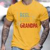 Vintage Reel Cool Dad Print Unisex Tshirt Fashion Fishing Lover Daddy Tee Casual Short Sleeve Streetwear Father Day Shirts Gifts