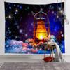 Christmas Tapestry Room Decor Fabric Backdrop Wall Hanging for Bedroom Popular Online Direct Machine Washable Polyester Modern