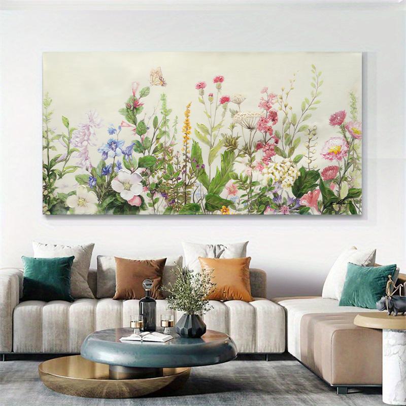 Watercolor Green Plant Leaves Wall Art Posters Prints Canvas Painting Canvas Wall Art Wall Pictures