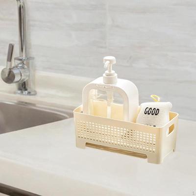 Kitchen Sink Organizer Countertop Organiser Easy To Carry Multi-use Space Saving Rack Sponge