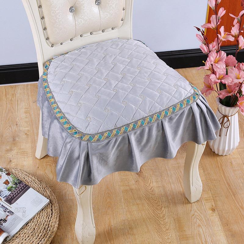 48x52cm Household Seat Cushion European Style Dining Stool Cover Four Season Universal Modern Minimalist Fabric Wear Resistant Protective Cover