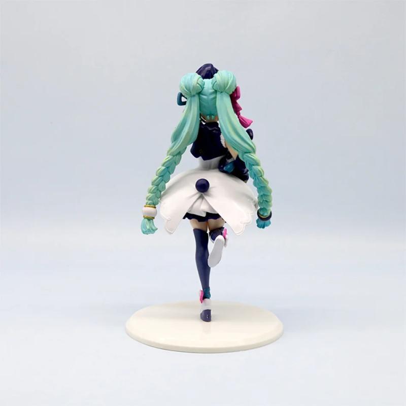 18cm Hatsune Miku Cute Desktop Chinese Style Fashion Panda Action Figure, Cute Girl Model PVC Collectible Figure Ornament