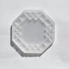 Retro Geometric Shape Quicksand Brick DIY Shake Acrylic Quicksand Blank Plate Quicksand Plate Acrylic Material Easy Use