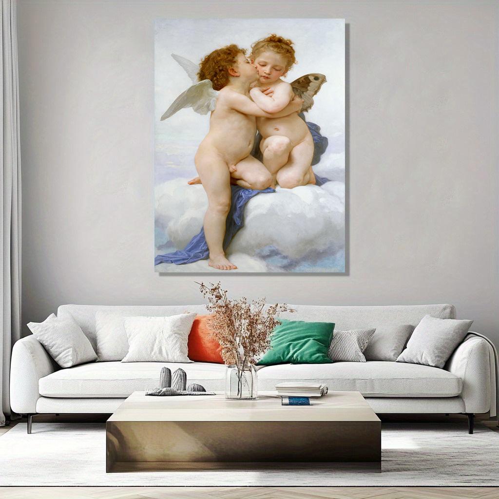 William-Adolphe Bouguereau Artwork Posters Birth of Venus Canvas Painting HD Print Wall Art Pictures Living Room Home Decoration