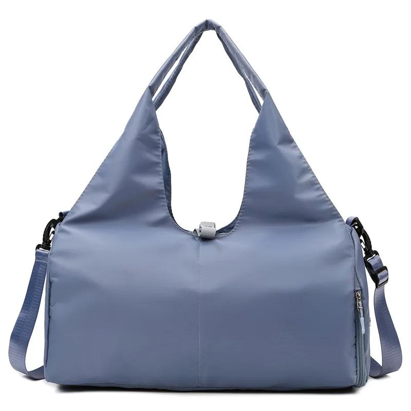 Large Capacity Gym Bag Multi-Functional Waterproof Fitness Tote Yoga Mat Dry-Wet Separation  Workout Outdoor Short Travel bag