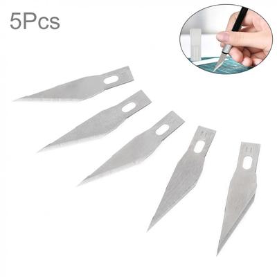 5pcs 11# Blades Stainless Steel Engraving Blades Wood Carving Blade Replacement Surgical Scalpel Craft