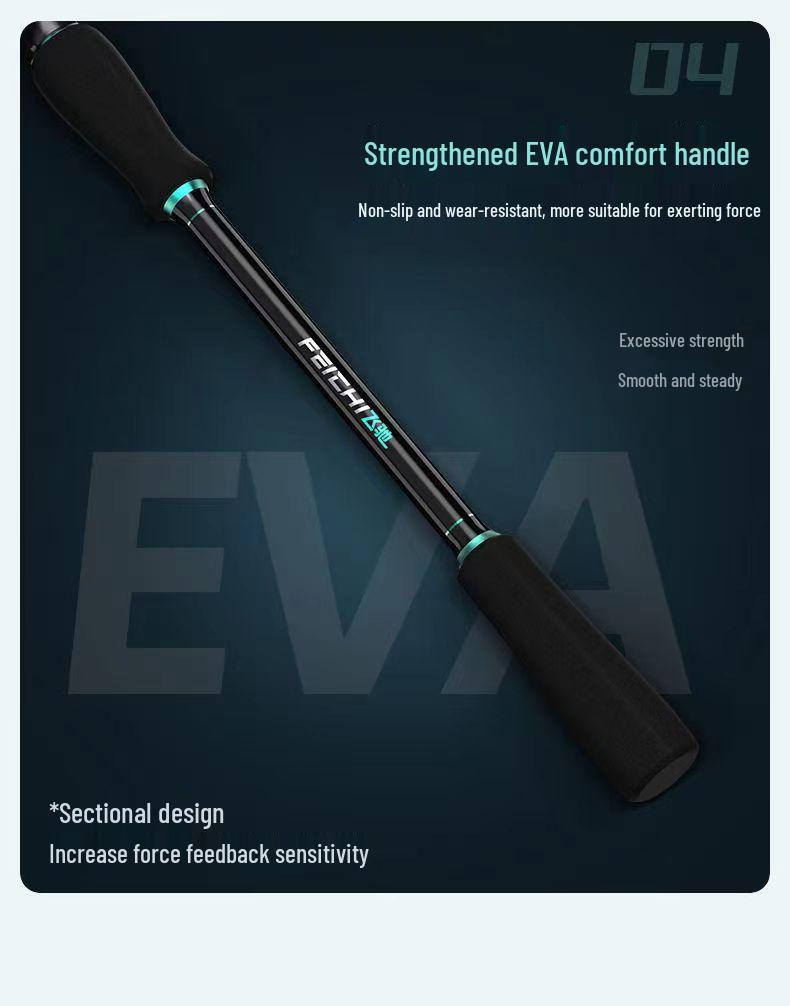 Complete Long Cast Sea Fishing Rod Set with Anti-Explosion Line and Spinning Reel for Beginners - Straight Handle Design.