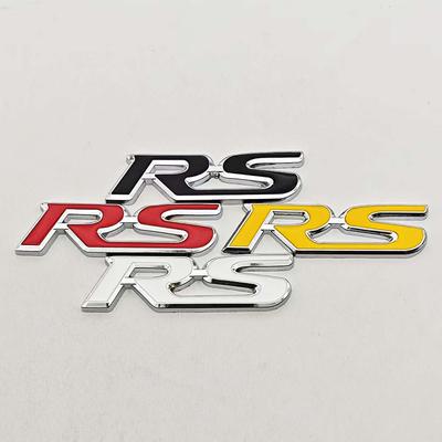 3D Metall Auto Styling Logo RS Abzeichen Auto Frontgrill Emblem Heckklappe Aufkleber Für Honda Sport RS Auto Zubehör