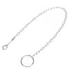 Stainless Steel Split Foot Chain for Large Parrot Pet Training Anklet Ring for Birds Parrots