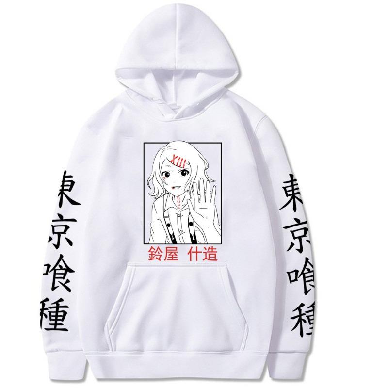 Tokyo Ghoul Japanese Animation Hoodies Men Fashion Long Sleeve Sweatshirts Women Harajuku Streetwear Pullovers Sudaderas