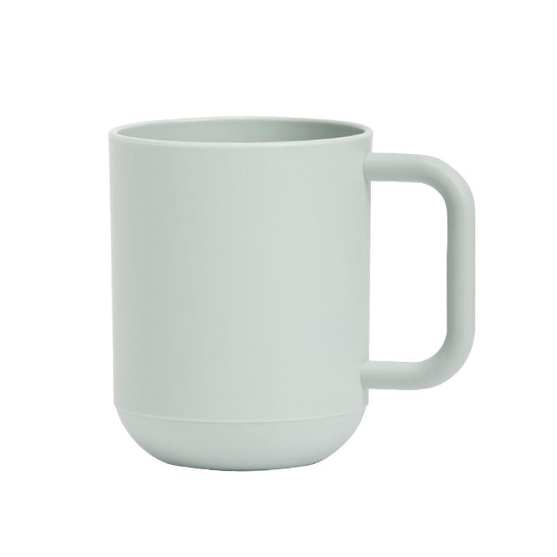 

Simple Plastic Toothbrush Cup with Handle for Dormitory Home Bathroom Wash Cup 400ml светло-синий