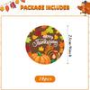 Thanksgiving Disposable Tableware Set: Plates, Cups, and Napkins for Parties