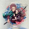 Acryl-Ornamente Kamado Nezuko Zenitsu Anime Actionfiguren Auto Schreibtisch Dekoration Modelle Kinderspielzeug Geburtstagsgeschenke