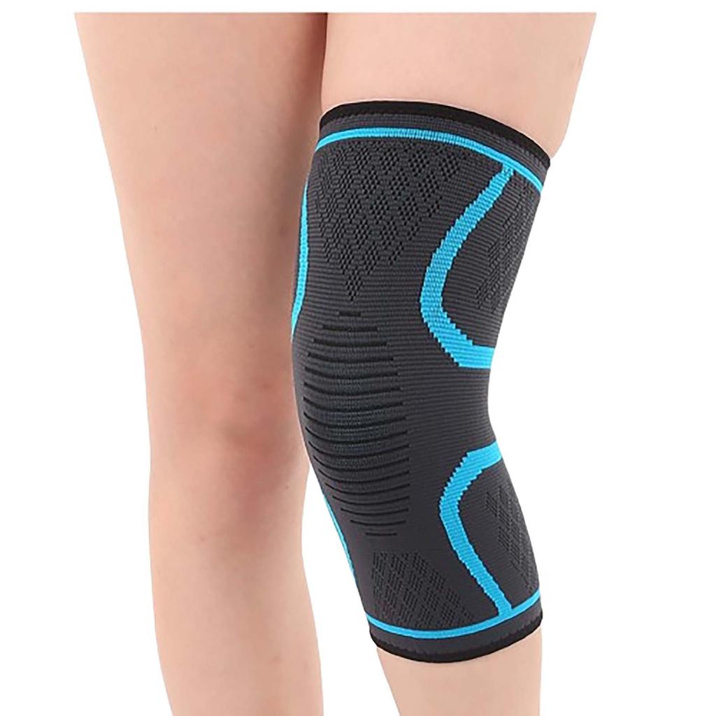 Sports Knee Pads, Double Corrugated Slip Elastic Warm Nylon Knitted Protective Gear, Outdoor Cycling And Mountaineering Protective Gear