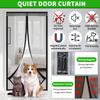 Screen Door Mesh Curtain Anti Mosquito Fly Insect Net Insect-Proof Mesh Door Curtain For Home Kitchen Windows And Doors