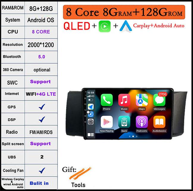 9 Inch RHD DSP Android 14 For Subaru BRZ 2012 - 2016 Car Carplay Stereo Wifi Navigation Player Autoradio Radio GPS Multimedia