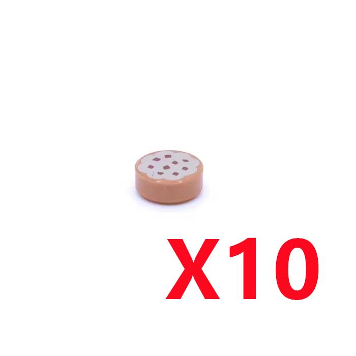 City Food Building Blocks Character Accessories Printing Set Fish Mushroom Fruit Burger Refrigerator Hot Dog Pizza Basin Toy